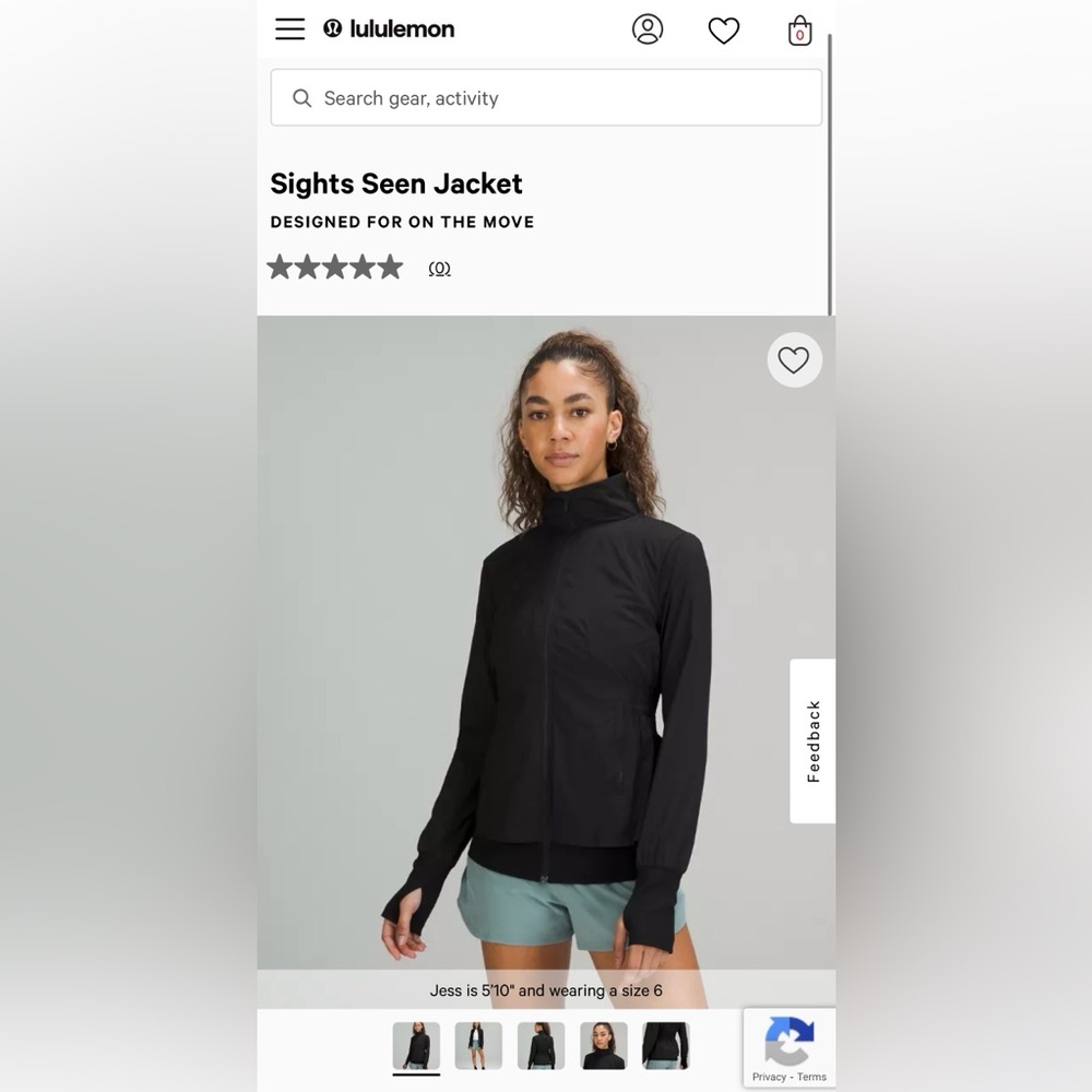 Lululemon Sights Seen Jacket